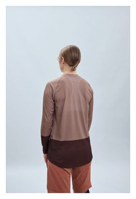 Maglia a manica lunga Poc MTB Pure Donna Marrone Scuro/Leggero