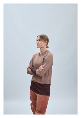 Maglia a manica lunga Poc MTB Pure Donna Marrone Scuro/Leggero