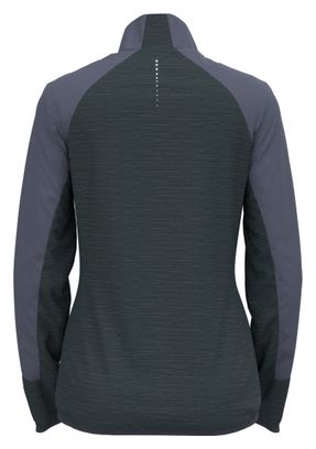 Veste Hybride Odlo Run Easy Warm Bleu Femme