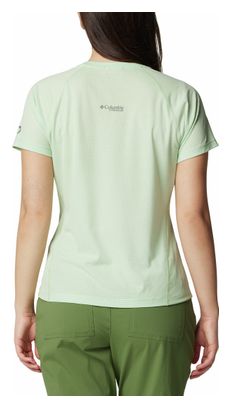 Camiseta técnica Columbia Cirque River Green para mujer
