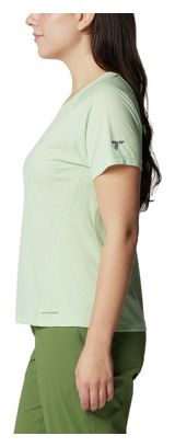 Camiseta técnica Columbia Cirque River Green para mujer