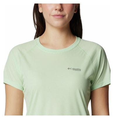 Camiseta técnica Columbia Cirque River Green para mujer