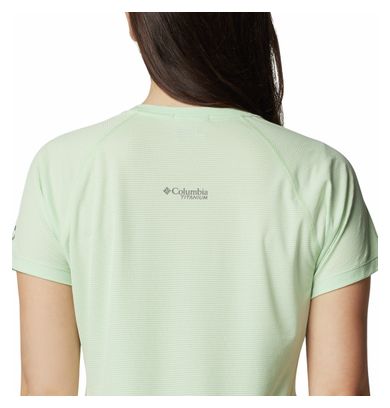 Camiseta técnica Columbia Cirque River Green para mujer