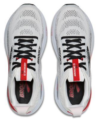 Brooks Adrenaline GTS 25 Running Shoes, White/Red, Men's