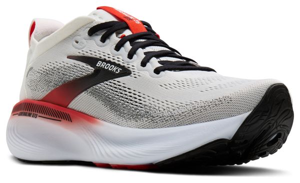 Brooks Adrenaline GTS 25 Running Shoes, White/Red, Men's
