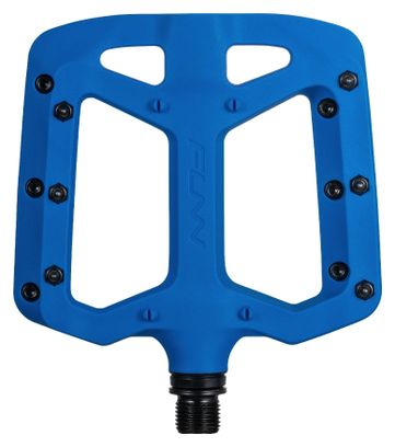 Paar Funn Taipan Flat Pedals Blau