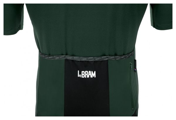 Prodotto ricondizionato - LeBram Allos Maglia a maniche corte Verde Agave Taglio sartoriale