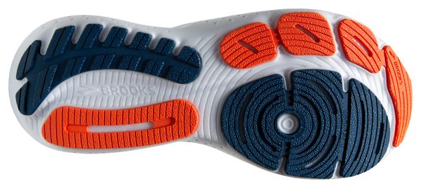 Zapatillas de Running Brooks Glycerin 21 Grandes 2E Azul/Naranja Hombre