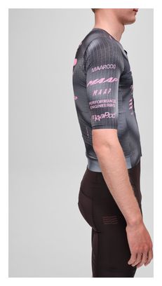 Maap Pro Aero Men's Short-Sleeve Jersey, Black/Pink