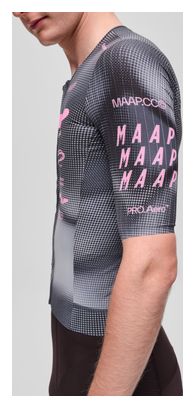 Maap Pro Aero Men's Short-Sleeve Jersey, Black/Pink