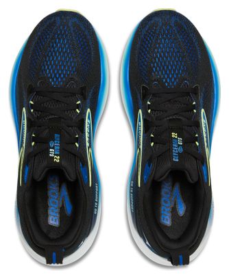 Brooks Glycerin GTS 22 Laufschuhe Schwarz/Blau/Gelb Herren