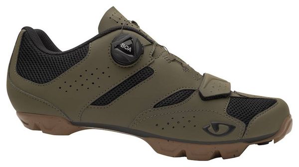 Chaussures VTT Giro Cylinder II Vert Olive / Gum