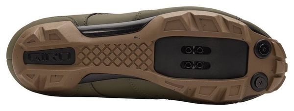 Chaussures VTT Giro Cylinder II Vert Olive / Gum