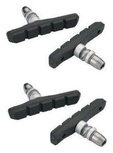 PORTE PATIN V-BRAKE VIS ASYMETRIQUES Noir (2 Paires).