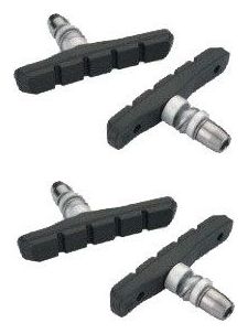 Porte patins v-brake - vis asymétrique - 2 paires de porte patin