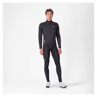 Castelli Competizione Heren Lange Mouw Jas Zwart