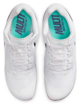 Nike Zoom Rival Multi Atletiekschoenen Wit/Rood Unisex