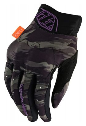 Troy Lee Designs Gambit Brushed Camo Army Women's Gloves