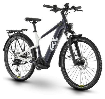 Vélo de Ville Electrique Husqvarna Crosser 1 Gent Tektro M350 9V 500Wh 27.5'' Bleu / Blanc 2023