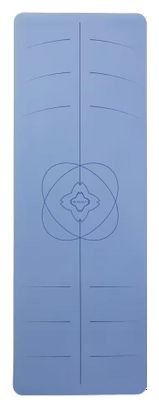 Tapis de Sol Yoga Decathlon 4mm Bleu