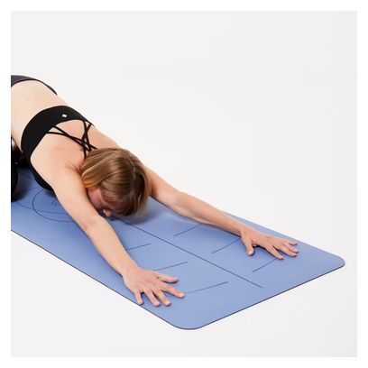 Tapis de Sol Yoga Decathlon 4mm Bleu