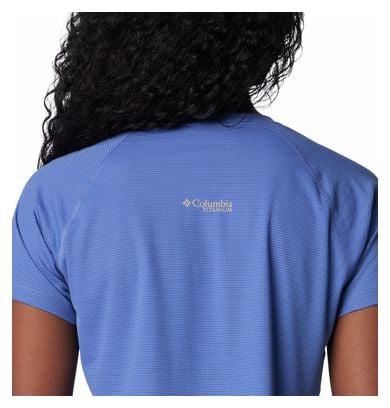 Camiseta técnica Columbia Cirque River Azul para mujer