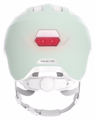 Abus Smiley 3.0 ACE LED Luce per casco per bambini Verde PURE