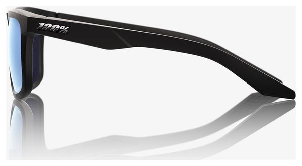 100% Blake-bril - Matte Black HiPER Blue Mirror