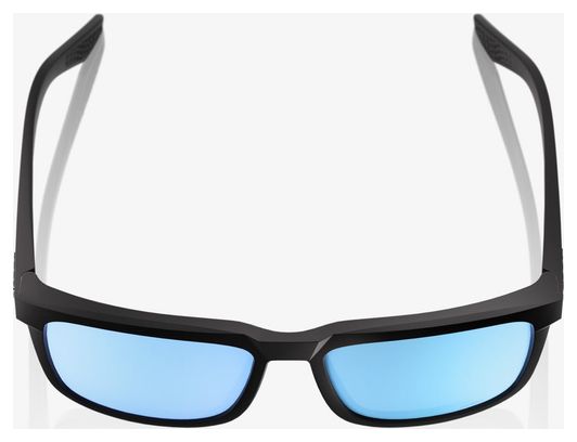 100% Blake-bril - Matte Black HiPER Blue Mirror