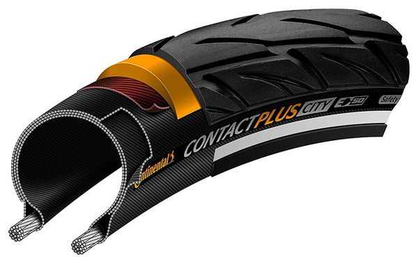 Continental Contact Plus City 26 Tire Tubetype Cable SafetyPlus E-Bike e50