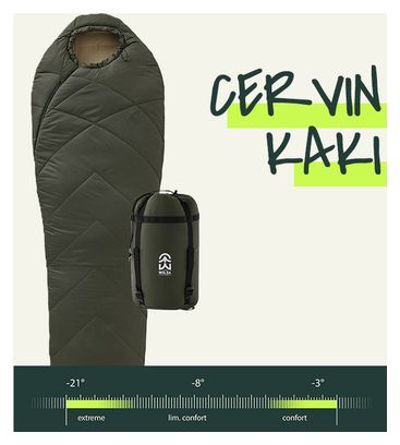 Sac de Couchage Expédition Cervin Kaki