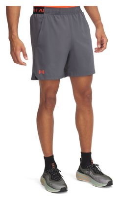 Under Armour Vanish Woven 6in Grey/Orange Men's Shorts