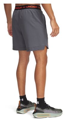 Under Armour Vanish Woven 6in Grey/Orange Men's Shorts
