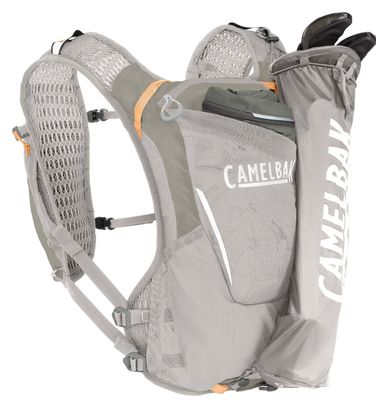 Gilet idratante Camelbak Zephyr Pro 12L + 2 borracce da 500 ml Grigio Donna