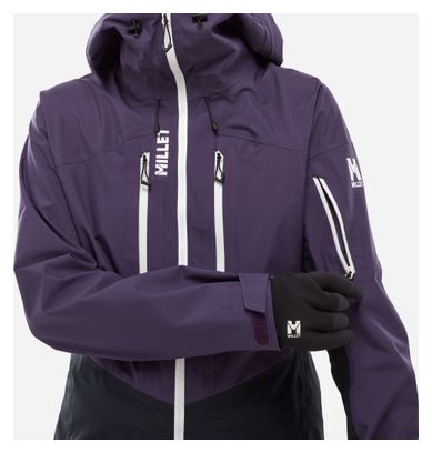 Veste Imperméable Millet M White 3L Violet Femme