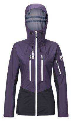 Veste Imperméable Millet M White 3L Violet Femme