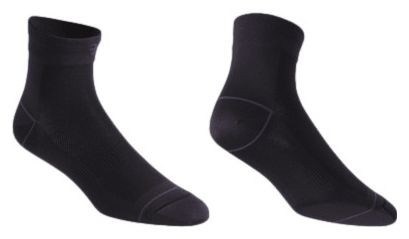 Packung mit 2 Paar CombiFeet Socken Schwarz
