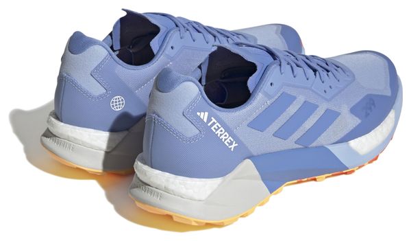 adidas Terrex Agravic Ultra Blue Orange Trail Shoes