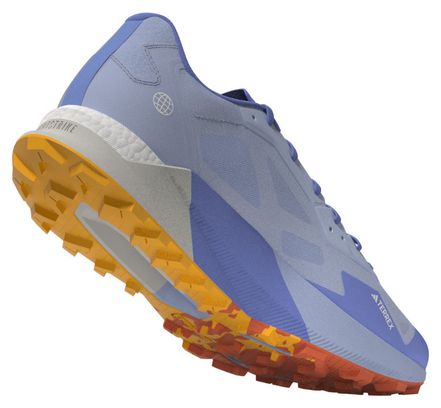 adidas Terrex Agravic Ultra Blue Orange Trail Shoes