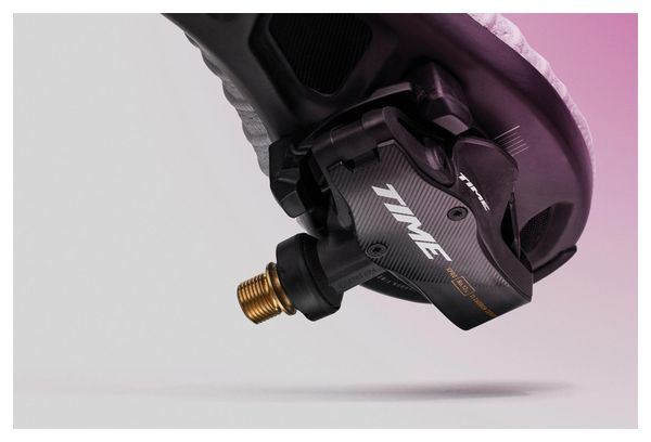 Time XPRO 12 SL Clipless Pedals | Q-factor 53 mm (Regular) Carbon Black Gold