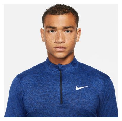 Heren Nike Element Blue 1/4 Zip Top