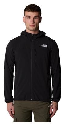 The North Face Nimble Hoodie Softshell Jas Zwart Heren