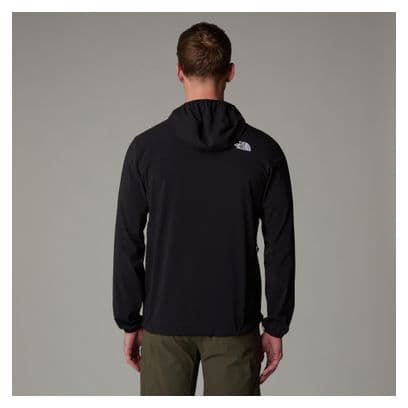 The North Face Nimble Hoodie Softshell Jas Zwart Heren