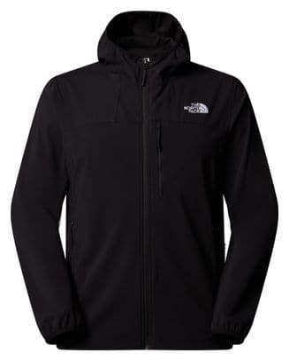 The North Face Nimble Hoodie Softshell Jas Zwart Heren