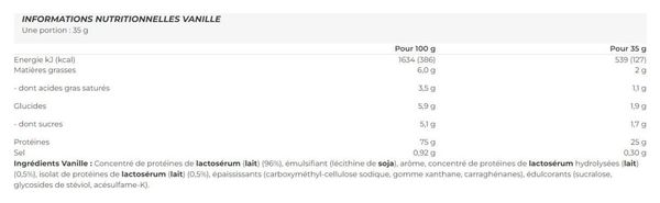 Elite Whey (2170g) - Dymatize - Vanille -  Whey Protéine