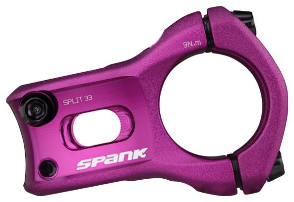 Potence Spank Split 0° 31.8 mm Violet
