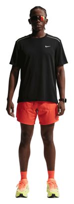 Maglia a maniche corte Nike Miler nera da uomo