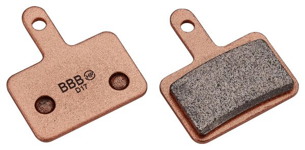 Paar BBB DiscStop HP gesinterde remblokken voor Shimano Deore / Tektro Aurig / TRP Parabox