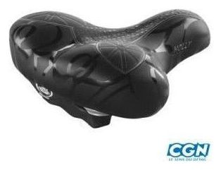 selle loisir monte grappa 1608 elastomere gel femme noir