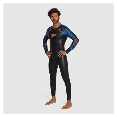 Abito da uomo Speedo Proton Fullsuit Nero Blu